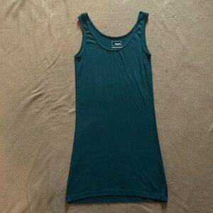 Green tunic tank top